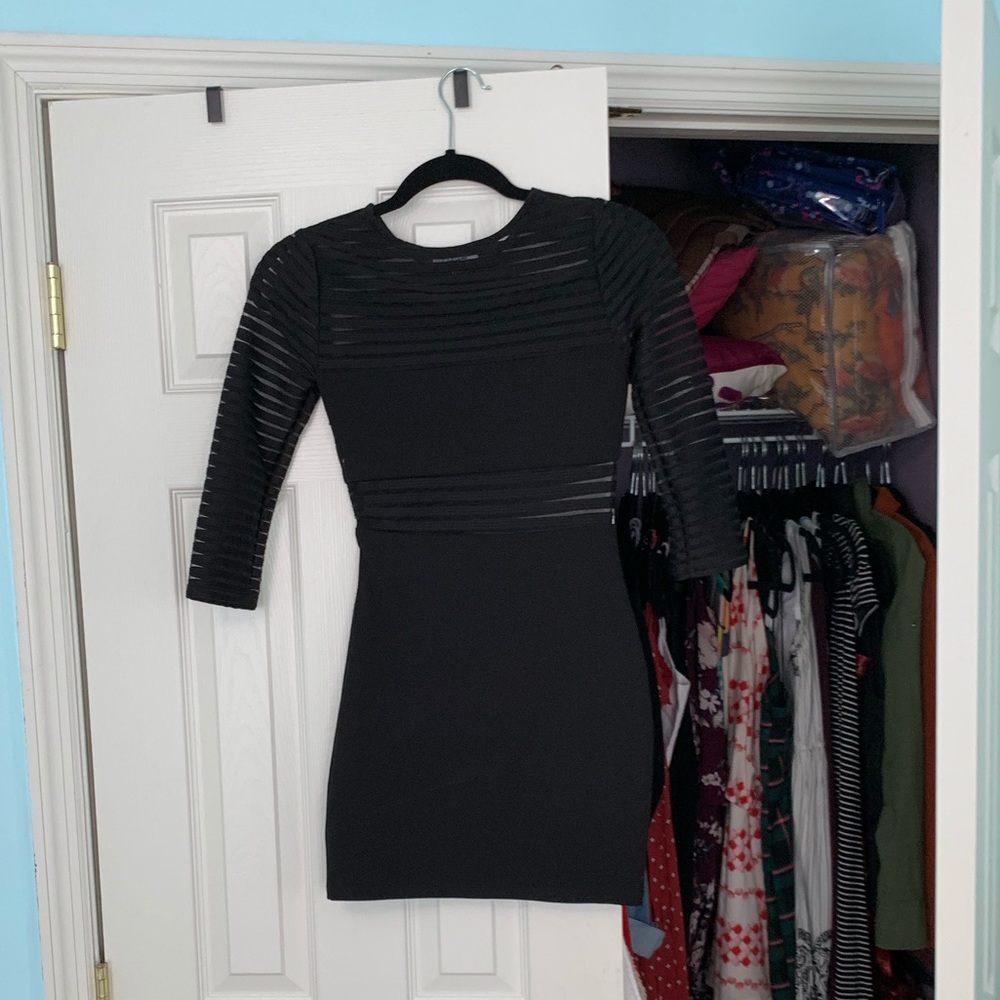 Lulu’s black bodycon dress- worn once - Picture 2 of 4